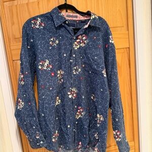 Tommy Bahama Navy Floral Men's Shirt